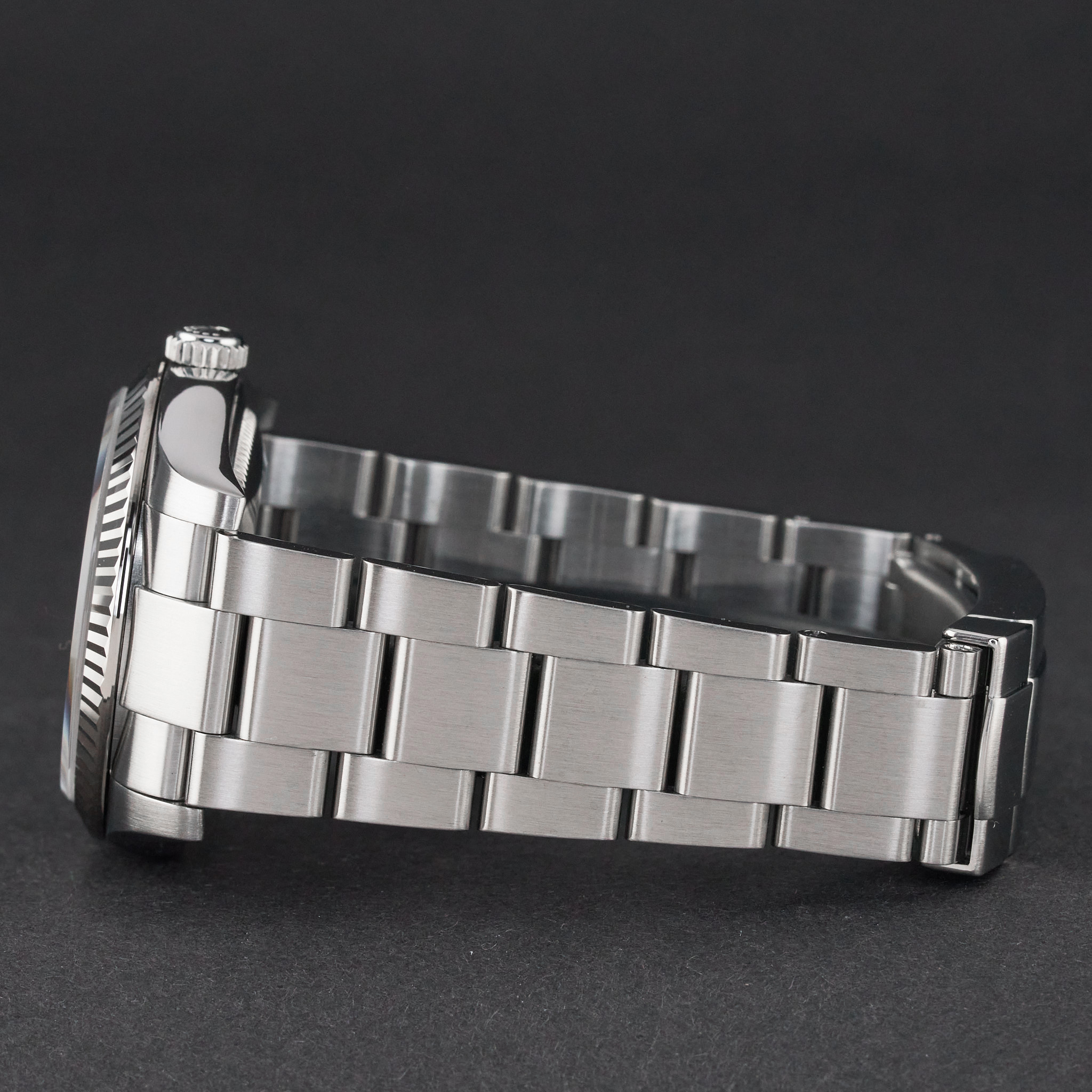 Rolex Oyster Perpetual, 116034, 36mm, 2008, Steel, Pink Diamond
